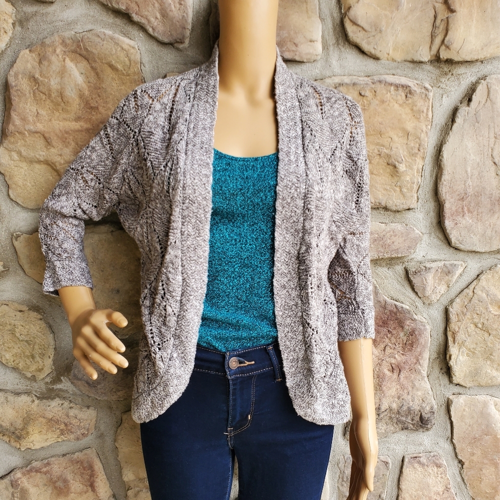 FOREVER 21 | Gray Cover-Up Sweater Shawl